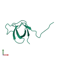 Myosin-3 in PDB entry 2btt, assembly 1, front view.