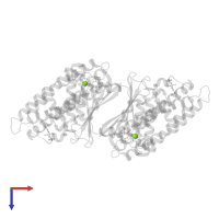 MAGNESIUM ION in PDB entry 2bu2, assembly 1, top view.