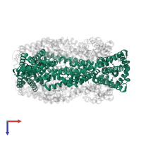 C-phycocyanin alpha subunit in PDB entry 2bv8, assembly 1, top view.