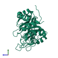 Endoglucanase H in PDB entry 2bv9, assembly 1, side view.