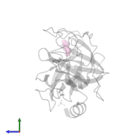 GLYCEROL in PDB entry 2by7, assembly 1, side view.