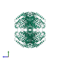 Ribonuclease E in PDB entry 2c0b, assembly 1, side view.