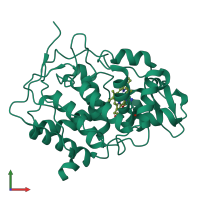 3D model of 2ccp from PDBe