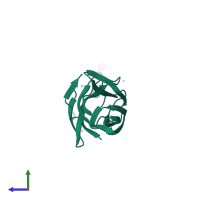 Beta-agarase I in PDB entry 2cdp, assembly 3, side view.