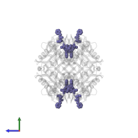 AZA-PEPTIDE EXPOXIDE in PDB entry 2cdr, assembly 1, side view.