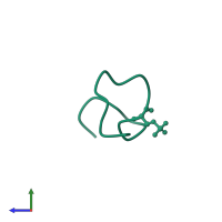 Tissue factor in PDB entry 2cez, assembly 1, side view.