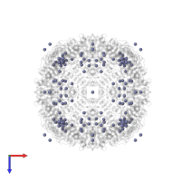 ZINC ION in PDB entry 2cih, assembly 1, top view.