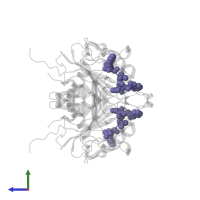 AZA-PEPTIDE EXPOXIDE in PDB entry 2cnk, assembly 1, side view.