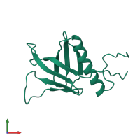 Arf-GAP with Rho-GAP domain, ANK repeat and PH domain-containing protein 2 in PDB entry 2cod, assembly 1, front view.