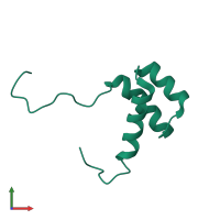 Homeobox protein Hox-B13 in PDB entry 2cra, assembly 1, front view.