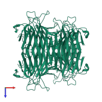 Concanavalin-Ma in PDB entry 2cwm, assembly 1, top view.