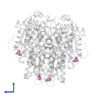 GLYCEROL in PDB entry 2cxq, assembly 1, side view.