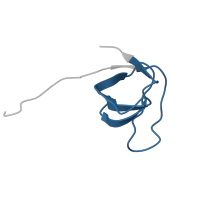 The deposited structure of PDB entry 2d1x contains 4 copies of Pfam domain PF14604 (Variant SH3 domain) in Src substrate cortactin. Showing 1 copy in chain C.