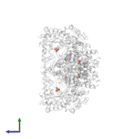 ALUMINUM FLUORIDE in PDB entry 2d33, assembly 1, side view.