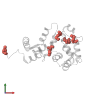 Modified residue MSE in PDB entry 2d8n, assembly 1, front view.