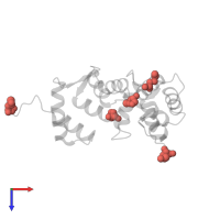 Modified residue MSE in PDB entry 2d8n, assembly 1, top view.