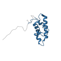 The deposited structure of PDB entry 2dce contains 1 copy of Pfam domain PF04433 (SWIRM domain) in Deubiquitinase MYSM1. Showing 1 copy in chain A.