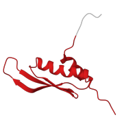 The deposited structure of PDB entry 2dix contains 1 copy of CATH domain 3.30.160.20 (Double Stranded RNA Binding Domain) in Interferon-inducible double-stranded RNA-dependent protein kinase activator A. Showing 1 copy in chain A.