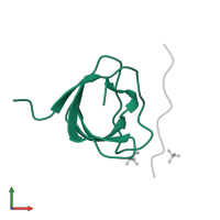 Myosin heavy chain IB in PDB entry 2drk, assembly 1, front view.