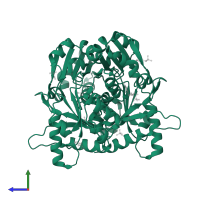 Diphthine synthase in PDB entry 2dsg, assembly 1, side view.