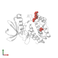 Modified residue MSE in PDB entry 2dwb, assembly 1, front view.