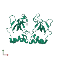 Primosomal protein N' in PDB entry 2dwn, assembly 1, front view.