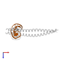 DNA (5'-D(P*DAP*DAP*DTP*DAP*DTP*DTP*DGP*DCP*DGP*DCP*DAP*DAP*DTP*DCP*DCP*DT)-3') in PDB entry 2e43, assembly 1, top view.