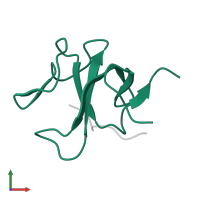 CAP-Gly domain-containing linker protein 1 in PDB entry 2e4h, assembly 1, front view.