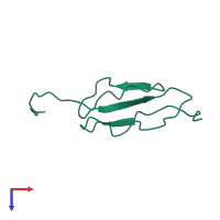 CUB and sushi domain-containing protein 1 in PDB entry 2ehf, assembly 1, top view.