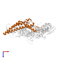 DNA replication complex GINS protein PSF1 in PDB entry 2eho, assembly 1, top view.