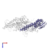 DNA replication complex GINS protein PSF2 in PDB entry 2eho, assembly 1, top view.