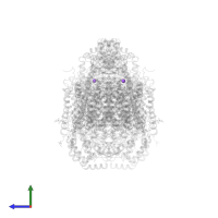 SODIUM ION in PDB entry 2eil, assembly 1, side view.