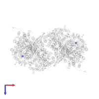 SODIUM ION in PDB entry 2eil, assembly 1, top view.