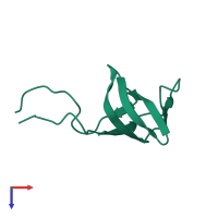 Rho GTPase-activating protein 4 in PDB entry 2epd, assembly 1, top view.