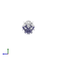 Fab heavy chain in PDB entry 2fjg, assembly 1, side view.