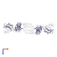 Fab heavy chain in PDB entry 2fjg, assembly 1, top view.