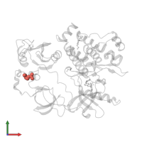 Modified residue SEP in PDB entry 2fo0, assembly 1, front view.