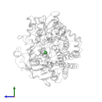 NICKEL (II) ION in PDB entry 2frv, assembly 1, side view.