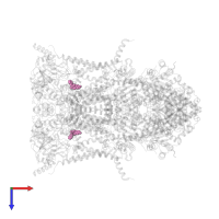 (5S)-3-ANILINO-5-(2,4-DIFLUOROPHENYL)-5-METHYL-1,3-OXAZOLIDINE-2,4-DIONE in PDB entry 2fyu, assembly 1, top view.