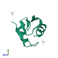 ATP-dependent RNA helicase DbpA in PDB entry 2g0c, assembly 1, side view.