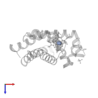 CARBON MONOXIDE in PDB entry 2g14, assembly 1, top view.