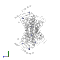 ZINC ION in PDB entry 2g87, assembly 1, side view.