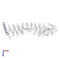 B-cell CLL/lymphoma 9 protein in PDB entry 2gl7, assembly 1, top view.