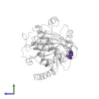 Modified residue TPO in PDB entry 2gnf, assembly 1, side view.