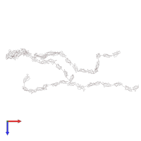 PDB entry 2gsx coloured by chain, ensemble of 3 models, top view.