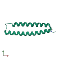 PDB entry 2gts coloured by chain, front view.