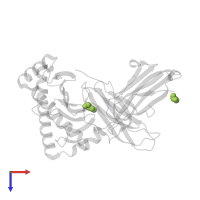 GLYCEROL in PDB entry 2gtz, assembly 2, top view.