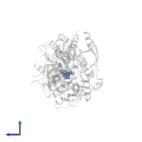 5'-GUANOSINE-DIPHOSPHATE-MONOTHIOPHOSPHATE in PDB entry 2gvd, assembly 1, side view.