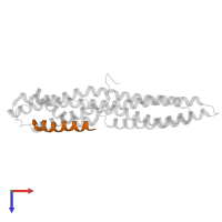 Invasin IpaA in PDB entry 2gww, assembly 1, top view.