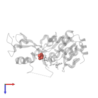 Modified residue ALY in PDB entry 2h4f, assembly 1, top view.